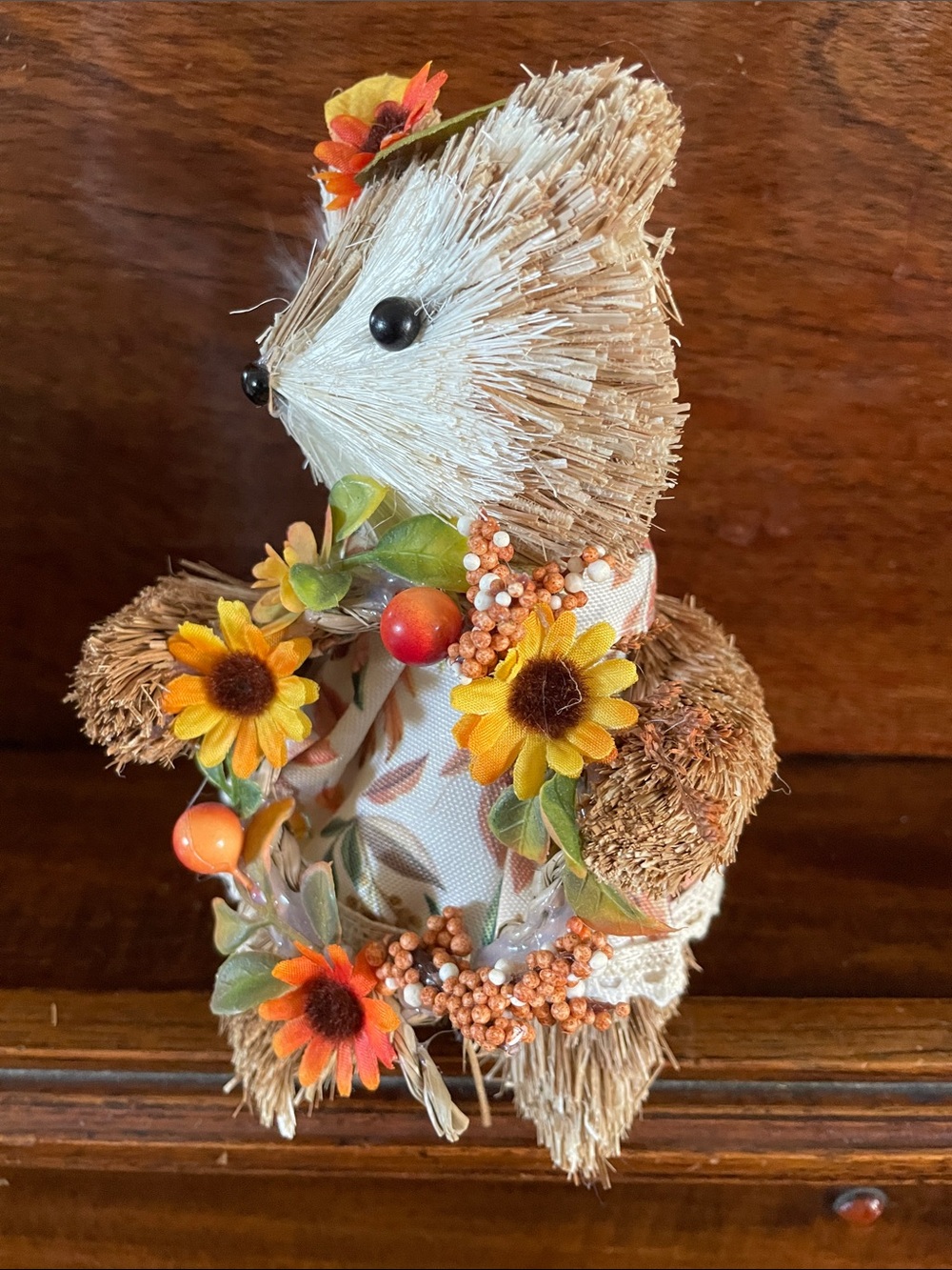 Sisal Autumn Fox Accent in Cream and Brown - Picture 2 of 5